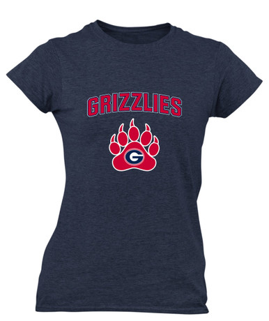 Grassfield Grizzlies Mascot #6 Women's Premium SS T-Shirt