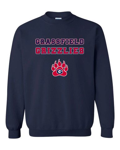 Grassfield Grizzlies Spirit Men's Sweatshirt