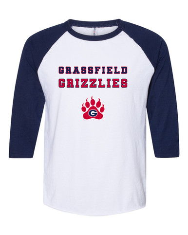 Grassfield Grizzlies Spirit Men's Baseball T-Shirt
