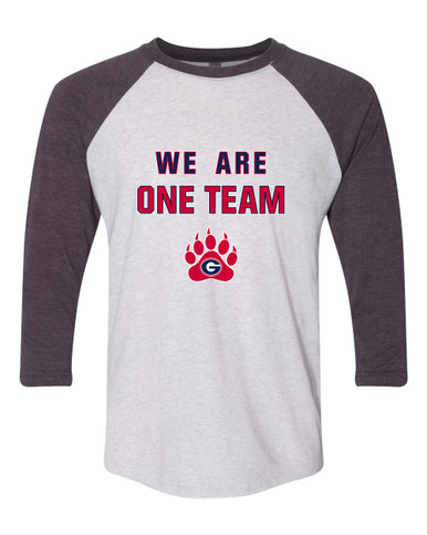 Grassfield Grizzlies We Are One Team Women's Baseball T-Shirt