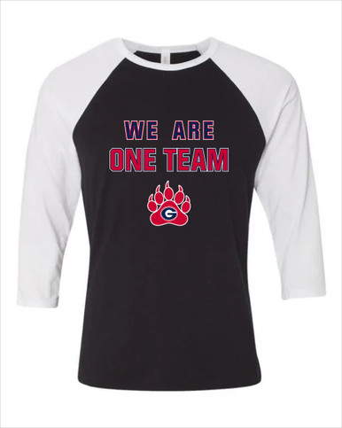 Grassfield Grizzlies We Are One Team Men's Baseball T-Shirt