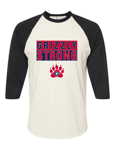 Grassfield Grizzlies Strong #1 Women's Baseball T-Shirt