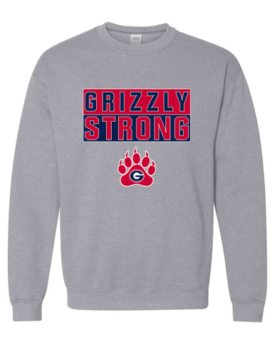 Grassfield Grizzlies Strong #1 Men's Sweatshirt