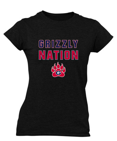 Grassfield Grizzlies Nation #2 Women's SS T-Shirt