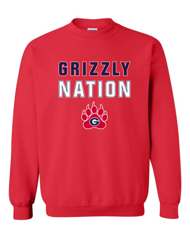 Grassfield Grizzlies Nation #2 Men's Sweatshirt