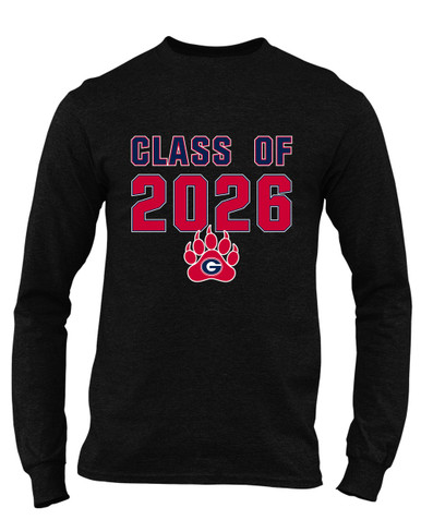 Grassfield Grizzlies Class of 2026 Men's LS T-Shirt