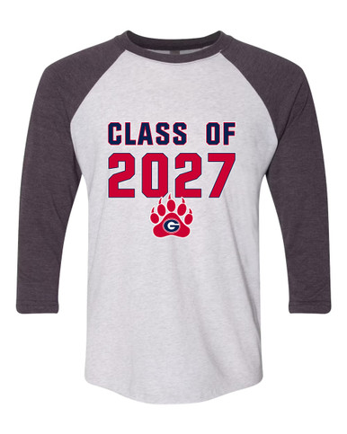 Grassfield Grizzlies Class of 2027 Men's Baseball T-Shirt