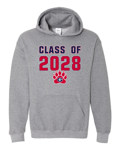 Grassfield Grizzlies Class of 2028 Men's Hoodie