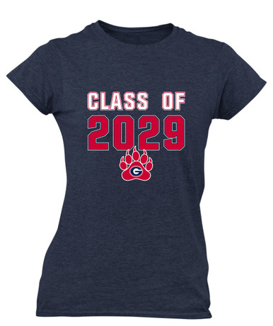 Grassfield Grizzlies Class of 2029 Women's Premium SS T-Shirt