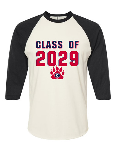 Grassfield Grizzlies Class of 2029 Men's Baseball T-Shirt