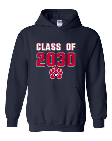 Grassfield Grizzlies Class of 2030 Men's Hoodie