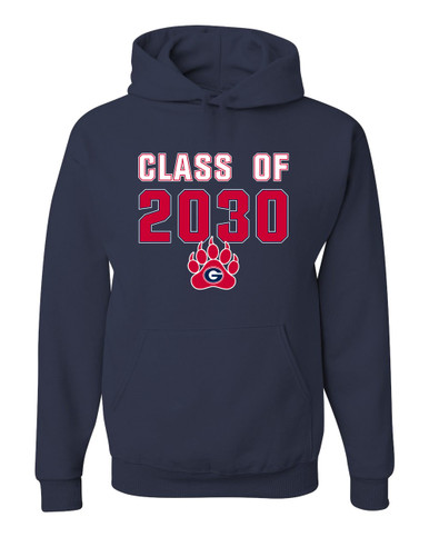 Grassfield Grizzlies Class of 2030 Men's Premium Hoodie