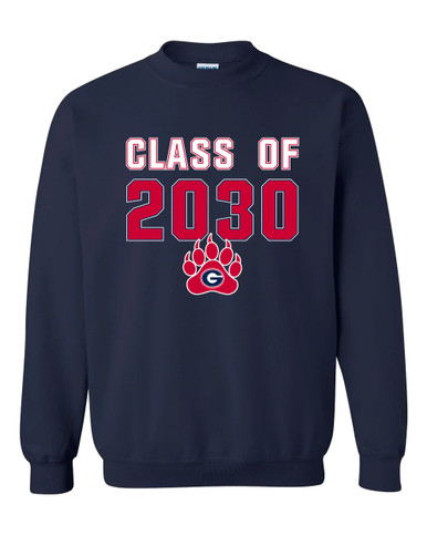 Grassfield Grizzlies Class of 2030 Men's Sweatshirt