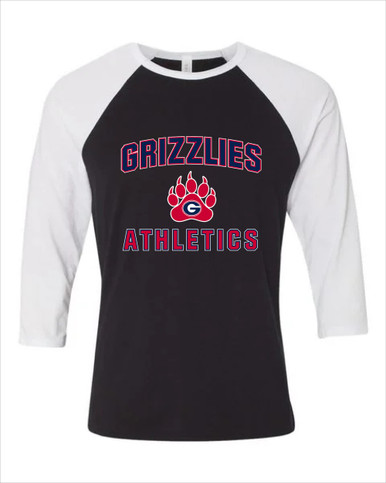 Grassfield Grizzlies Athletics Women's Baseball T-Shirt