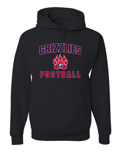 Grassfield Grizzlies Football #1 Men's Premium Hoodie