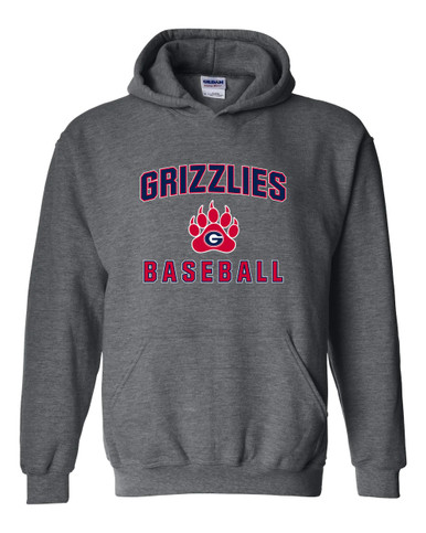 Grassfield Grizzlies Baseball #1 Men's Hoodie