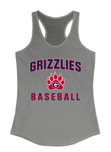 Grassfield Grizzlies Baseball #1 Women's Tank Top