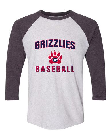 Grassfield Grizzlies Baseball #1 Men's Baseball T-Shirt