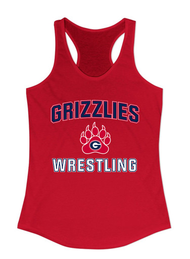 Grassfield Grizzlies Wrestling Women's Tank Top