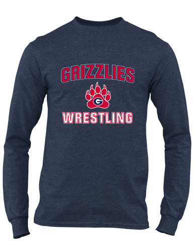 Grassfield Grizzlies Wrestling Men's Premium LS T-Shirt