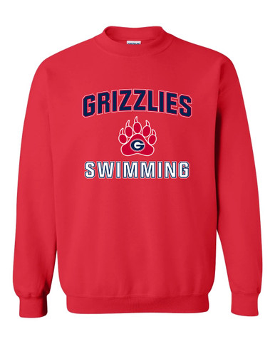 Grassfield Grizzlies Swimming Men's Sweatshirt