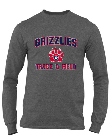 Grassfield Grizzlies Track & Field Men's LS T-Shirt