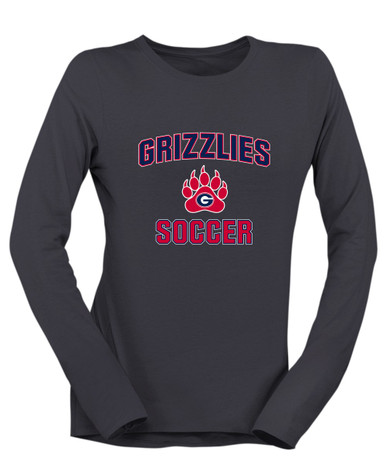 Grassfield Grizzlies Soccer #1 Women's LS T-Shirt