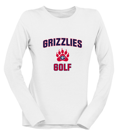 Grassfield Grizzlies Golf Women's LS T-Shirt