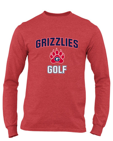 Grassfield Grizzlies Golf Men's Premium LS T-Shirt