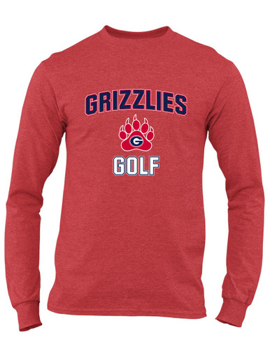 Grassfield Grizzlies Golf Men's LS T-Shirt