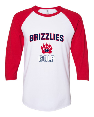 Grassfield Grizzlies Golf Men's Baseball T-Shirt