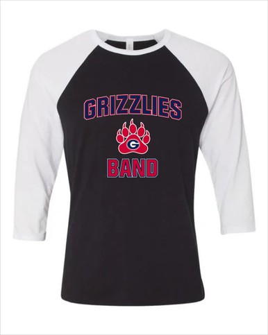 Grassfield Grizzlies Band # 1 Men's Baseball T-Shirt