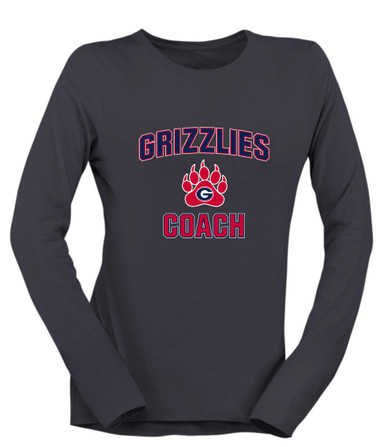 Grassfield Grizzlies Coach Women's Premium LS T-Shirt