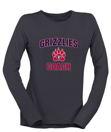 Grassfield Grizzlies Coach Women's LS T-Shirt