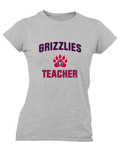 Grassfield Grizzlies Teacher Women's SS T-Shirt