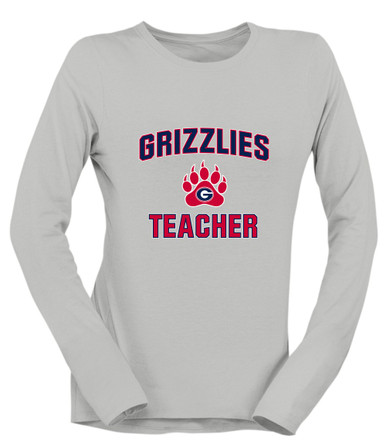 Grassfield Grizzlies Teacher Women's Premium LS T-Shirt
