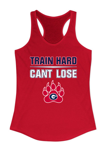Grassfield Grizzlies Train Hard, Can't Lose Women's Tank Top