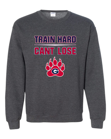 Grassfield Grizzlies Train Hard, Can't Lose Men's Sweatshirt