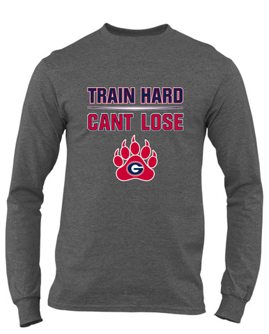 Grassfield Grizzlies Train Hard, Can't Lose Men's LS T-Shirt