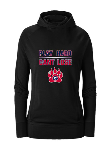 Grassfield Grizzlies Play Hard, Can't Lose Women's Hoodie