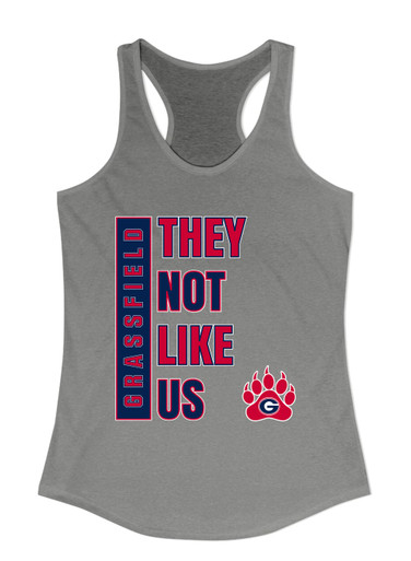 Grassfield Grizzlies They Not Like Us #1 Women's Tank Top