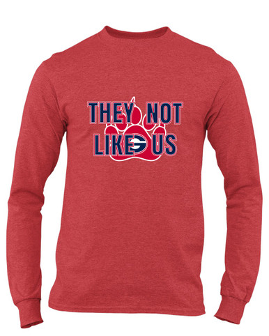 Grassfield Grizzlies They Not Like Us #2 Men's Premium LS T-Shirt