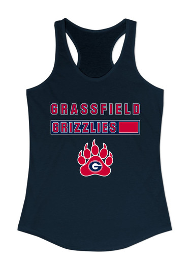 Grassfield Grizzlies Mascot #7 Women's Tank Top
