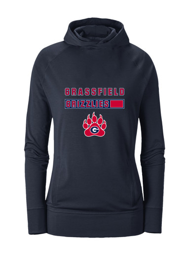 Grassfield Grizzlies Mascot #7 Women's Hoodie