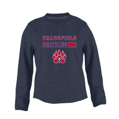 Grassfield Grizzlies Mascot #7 Women's Sweatshirt
