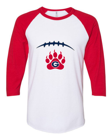 Grassfield Grizzlies Football #2 Women's Baseball T-Shirt
