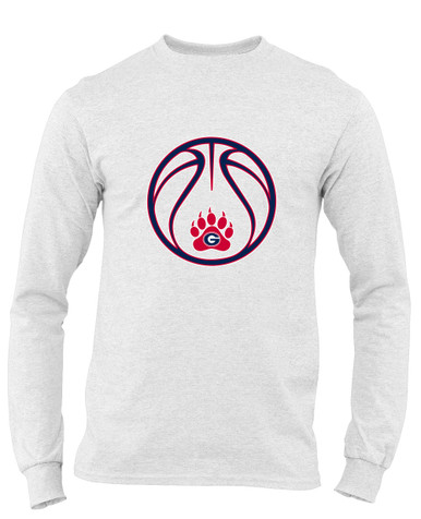 Grassfield Grizzlies Basketball #2 Men's LS T-Shirt