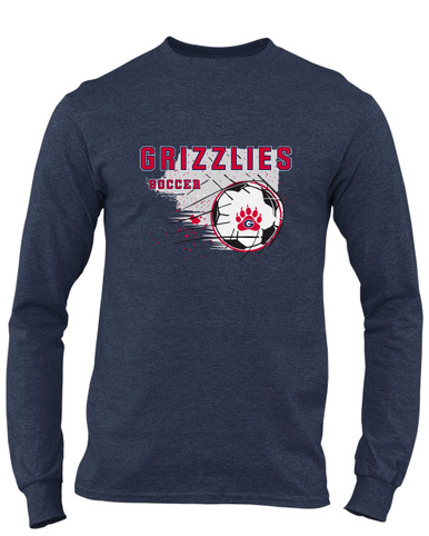 Grassfield Grizzlies Soccer #2 Men's Premium LS T-Shirt