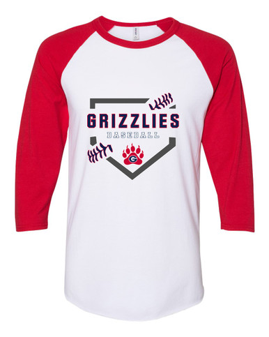 Grassfield Grizzlies Baseball #2 Men's Baseball T-Shirt
