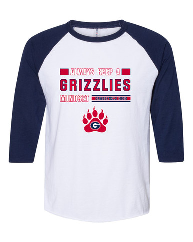 Grassfield Grizzlies Mindset Women's Baseball T-Shirt